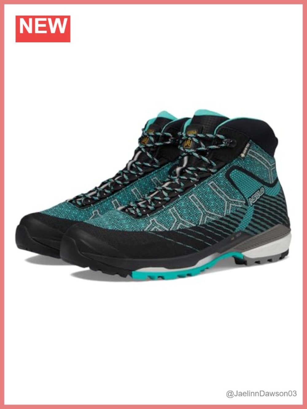 Women's Waterproof Leather Hiking Boots with GORE-TEX Lining, Durable Outdoor